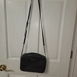 Michael Kors Black Logo Crossbody Bag